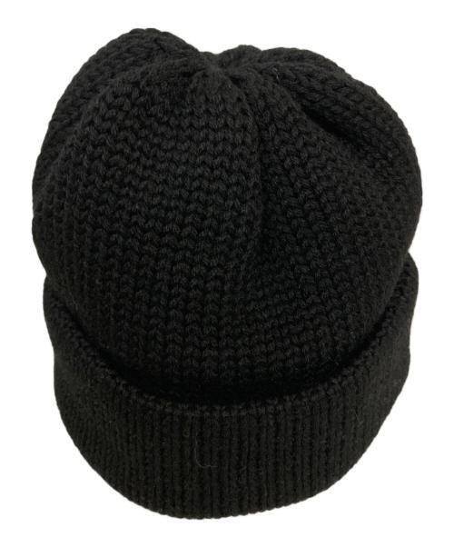 COMES AND GOES（カムズアンドゴーズ）COMES AND GOES (カムズアンドゴーズ) ニット帽 ブラックの古着・服飾アイテム