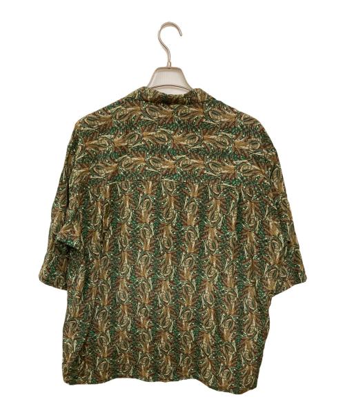 J.S HOMESTEAD（ジャーナルスタンダード ホームステッド）J.S HOMESTEAD (ジャーナルスタンダード ホームステッド) ペイズリーノッチドラペル開襟 シャツ カーキ サイズ:Mの古着・服飾アイテム