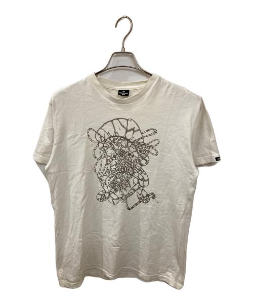 CUSTOMADE（カスタメイド）CUSTOMADE (カスタメイド) stussy (ステューシー) プリントTシャツ ホワイト サイズ:不明(実寸サイズをご確認ください)の古着・服飾アイテム