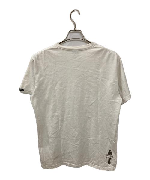 CUSTOMADE（カスタメイド）CUSTOMADE (カスタメイド) stussy (ステューシー) プリントTシャツ ホワイト サイズ:不明(実寸サイズをご確認ください)の古着・服飾アイテム