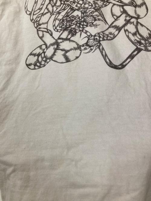 CUSTOMADE（カスタメイド）CUSTOMADE (カスタメイド) stussy (ステューシー) プリントTシャツ ホワイト サイズ:不明(実寸サイズをご確認ください)の古着・服飾アイテム