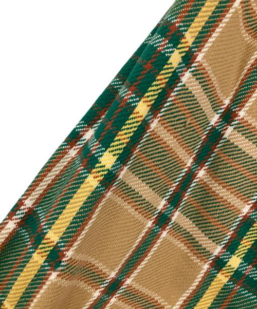 big mac（ビッグマック）big mac (ビッグマック) ヴィンテージヘヴィネルシャツ ブラウン×グリーン サイズ:Lの古着・服飾アイテム