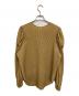 styling/ kei shirahata (スタイリング / ケイ シラハタ) シャーリングパフスリーブブラウス ブラウン サイズ:FREE：4000円