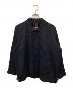 Burberry'sバーバリー）の古着「ヴィンテージ裏地ノヴァチェックスイングトップ」｜ネイビー