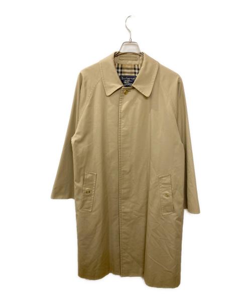 Burberry's（バーバリーズ）Burberry's (バーバリーズ) ヴィンテージ裏地ノヴァチェックステンカラーコート ベージュ サイズ:46の古着・服飾アイテム
