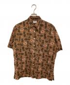 J.CREWジェイクルー）の古着「90S 総柄シャツ」｜ブラウン