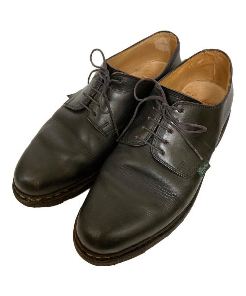 PARABOOT（パラブーツ）PARABOOT (パラブーツ) アルル 外羽根プレーントゥシューズ ブラック サイズ:8の古着・服飾アイテム