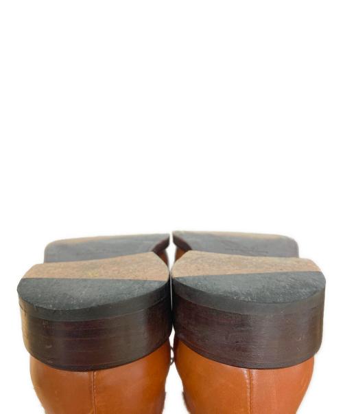 A.P.C.（アーペーセー）A.P.C. (アーペーセー) 外羽根プレーントゥシューズ ブラウン サイズ:43の古着・服飾アイテム