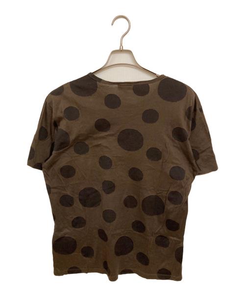 Vivienne Westwood man（ヴィヴィアン ウェストウッド マン）Vivienne Westwood man (ヴィヴィアン ウェストウッド マン) オーブ刺繍ドットクルーＴシャツ ブラウン サイズ:Sの古着・服飾アイテム