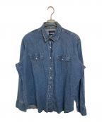 Wranglerラングラー）の古着「古着デニムウエスタンシャツ」｜インディゴ
