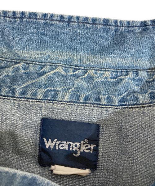 Wrangler（ラングラー）Wrangler (ラングラー) 古着デニムウエスタンシャツ インディゴ サイズ:不明(実寸サイズをご確認ください)の古着・服飾アイテム