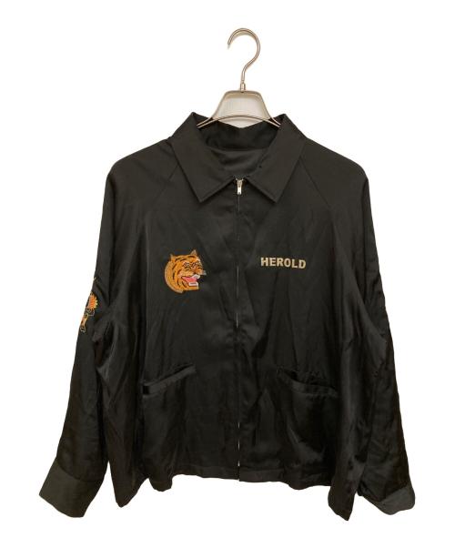 THRIFTY LOOK（スリフティールック）THRIFTY LOOK (スリフティールック) スーベニアベトナムジャケット ブラック サイズ:Lの古着・服飾アイテム