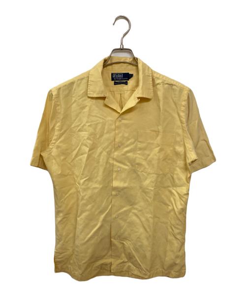 POLO RALPH LAUREN（ポロ・ラルフローレン）POLO RALPH LAUREN (ポロ・ラルフローレン) 古着シルクコットン半袖オープンカラーシャツ イエロー サイズ:Sの古着・服飾アイテム