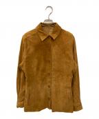 SERRA by TORRASトーラス）の古着「古着装飾スウェードジャケット」｜ブラウン