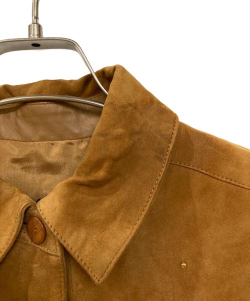 SERRA by TORRAS（トーラス）SERRA by TORRAS (トーラス) 古着装飾スウェードジャケット ブラウン サイズ:Mの古着・服飾アイテム