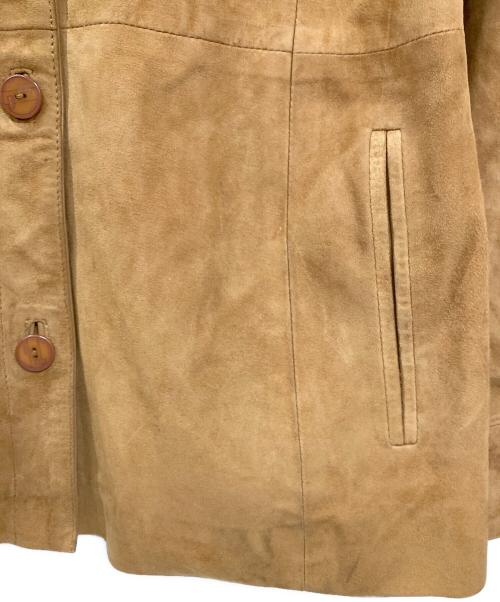 SERRA by TORRAS（トーラス）SERRA by TORRAS (トーラス) 古着装飾スウェードジャケット ブラウン サイズ:Mの古着・服飾アイテム