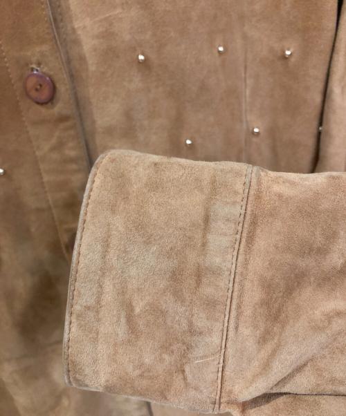 SERRA by TORRAS（トーラス）SERRA by TORRAS (トーラス) 古着装飾スウェードジャケット ブラウン サイズ:Mの古着・服飾アイテム