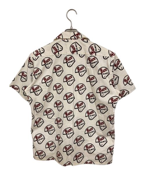 Buco（ブコ）Buco (ブコ) ロゴオープンカラーシャツ アイボリー サイズ:Sの古着・服飾アイテム