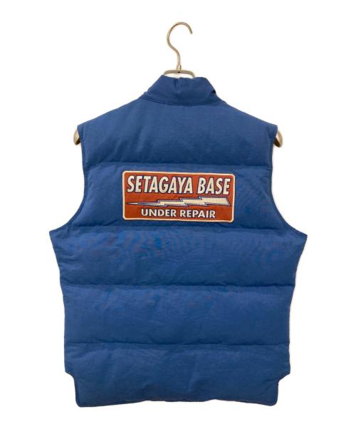 世田谷ベース（セタガヤベース）世田谷ベース (セタガヤベース) TOYS MCCOY (トイズマッコイ) ダウンベスト ブルー サイズ:Mの古着・服飾アイテム