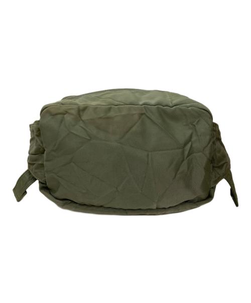 PORTER（ポーター）PORTER (ポーター) 近江ちぢみ 近江上布ウエストポーチ オリーブの古着・服飾アイテム