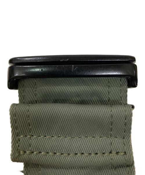 PORTER（ポーター）PORTER (ポーター) 近江ちぢみ 近江上布ウエストポーチ オリーブの古着・服飾アイテム