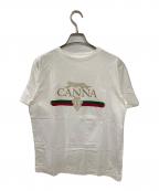 MUSE de Deuxieme Classe×Americanaミューズ ドゥーズィエム クラス×アメリカーナ）の古着「別注CANNA Tシャツ」｜ホワイト