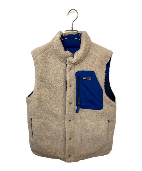 Patagonia（パタゴニア）Patagonia (パタゴニア) リバーシブル・ビビー・ダウン・ベスト ネイビー サイズ:不明(実寸サイズをご確認ください)の古着・服飾アイテム