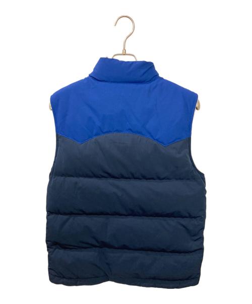 Patagonia（パタゴニア）Patagonia (パタゴニア) リバーシブル・ビビー・ダウン・ベスト ネイビー サイズ:不明(実寸サイズをご確認ください)の古着・服飾アイテム
