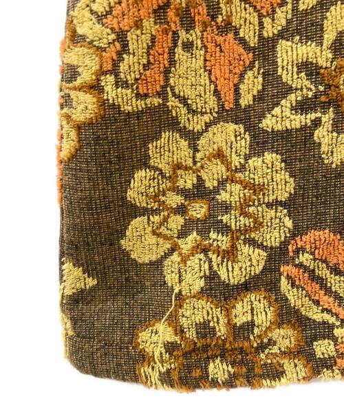 INSCRIRE（アンスクリア）INSCRIRE (アンスクリア) パイル地フラワータンクトップ オレンジ サイズ:不明(実寸サイズをご確認ください)の古着・服飾アイテム