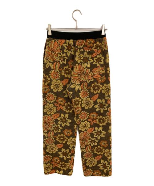 INSCRIRE（アンスクリア）INSCRIRE (アンスクリア) パイル地フラワーパンツ オレンジ サイズ:不明(実寸サイズをご確認ください)の古着・服飾アイテム