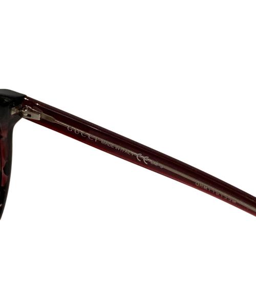 GUCCI（グッチ）GUCCI (グッチ) サングラス ボルドー サイズ:58□16の古着・服飾アイテム