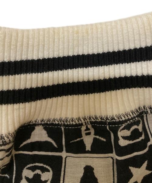 VIVIENNE TAM（ヴィヴィアンタム）VIVIENNE TAM (ヴィヴィアンタム) チェッカーボードロデオのブルゾン ブラック サイズ:42の古着・服飾アイテム