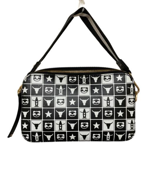 VIVIENNE TAM（ヴィヴィアンタム）VIVIENNE TAM (ヴィヴィアンタム) チェッカーボードロデオの2WAYバッグ ブラックの古着・服飾アイテム
