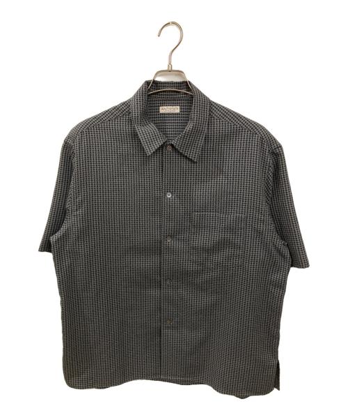 BEAUTY&YOUTH（ビューティーアンドユース）BEAUTY&YOUTH (ビューティーアンドユース) コクーン ドビー キャンプカラー グランデ シャツ グレー サイズ:Lの古着・服飾アイテム