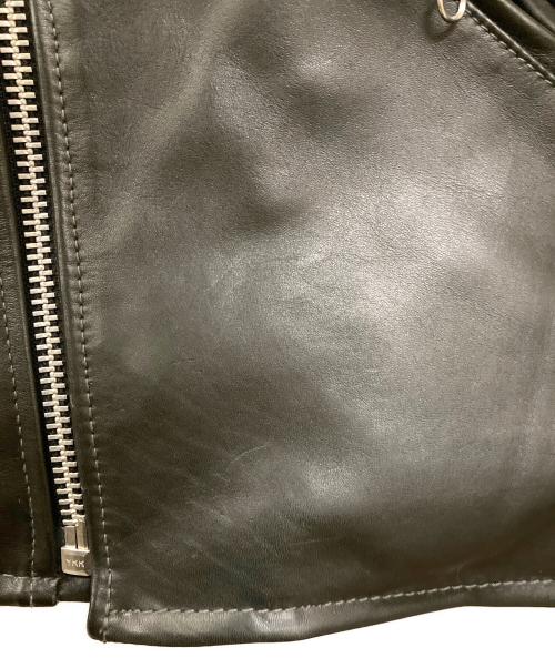 Schott（ショット）Schott (ショット) スカルスタッズ キルテッドパッドライダース ブラック サイズ:Lの古着・服飾アイテム