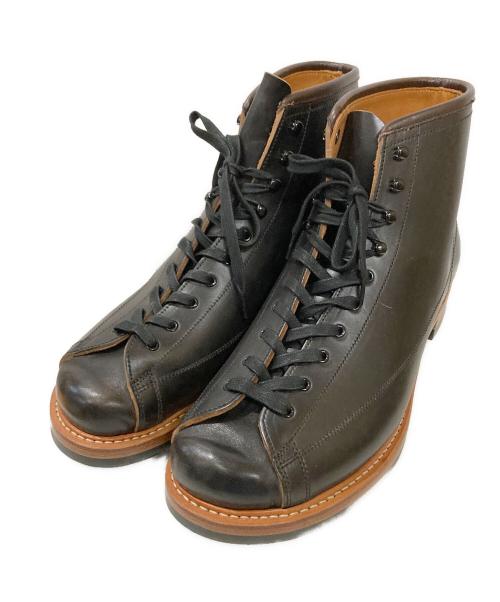 DAPPER'S（ダッパーズ）DAPPER'S (ダッパーズ) クラシック ラインマンブーツ ブラック サイズ:9Dの古着・服飾アイテム