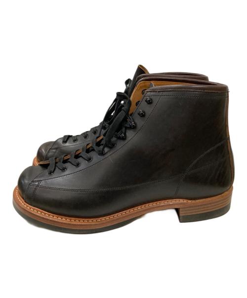 DAPPER'S（ダッパーズ）DAPPER'S (ダッパーズ) クラシック ラインマンブーツ ブラック サイズ:9Dの古着・服飾アイテム