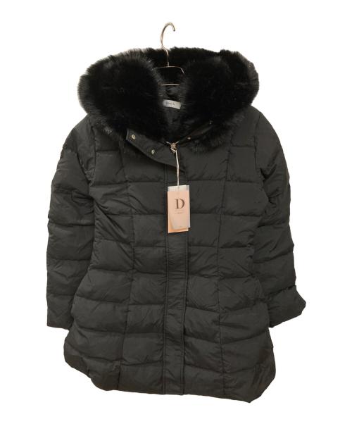 darich（ダーリッチ）Darich (ダーリッチ) レディミディダウンコート ブラック サイズ:Sの古着・服飾アイテム