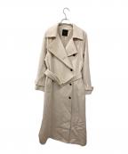 anuansアニュアンス）の古着「ウールトレンチコート」｜ベージュ