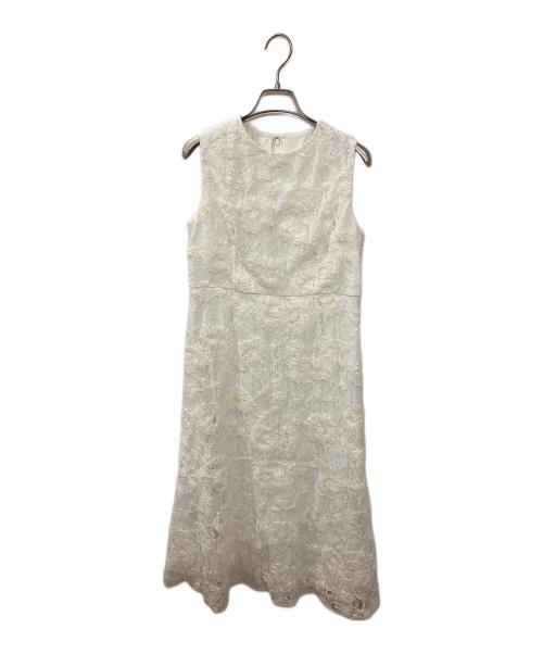 Maglie par ef-de（マーリエ パー エフデ）Maglie par ef-de (マーリエ パー エフデ) 3D刺繍レースワンピース ブラック サイズ:Mの古着・服飾アイテム