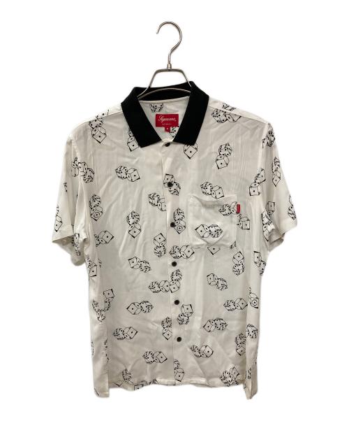 SUPREME（シュプリーム）Supreme (シュプリーム) Dice Rayon S/S Shirt ホワイト サイズ:Sの古着・服飾アイテム