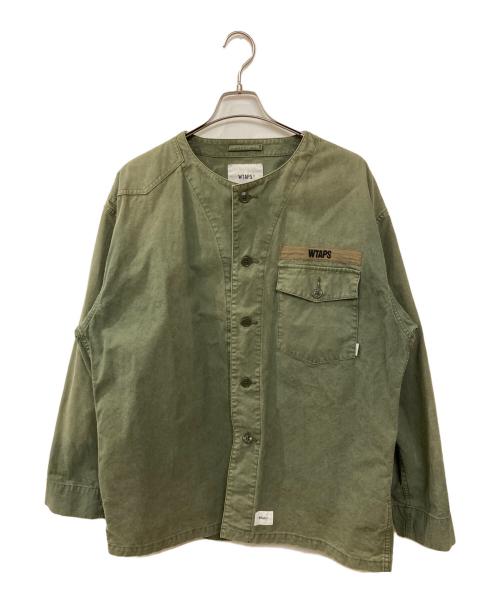 WTAPS（ダブルタップス）WTAPS (ダブルタップス) SCOUT LS SHIRT カーキ サイズ:3の古着・服飾アイテム