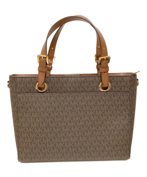 MICHAEL KORS（マイケル・コース）MICHAEL KORS (マイケルコース) シグネチャー2WAYバッグ ブラウンの古着・服飾アイテム