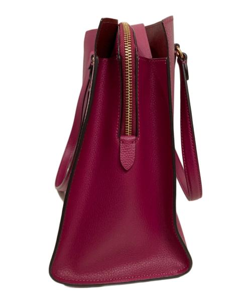 COACH（コーチ）COACH (コーチ) テイタム キャリーオール 2WAYバッグ ピンクの古着・服飾アイテム