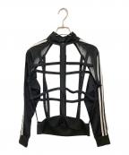 adidas×JEREMY SCOTTアディダス×ジェレミー スコット）の古着「ハーネストデザイントラックジャケット」｜ブラック