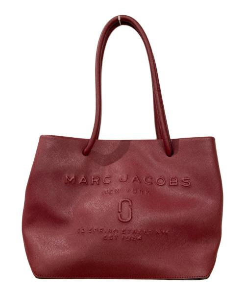 MARC JACOBS（マークジェイコブス）MARC JACOBS (マークジェイコブス) ロゴトートバッグ レッドの古着・服飾アイテム