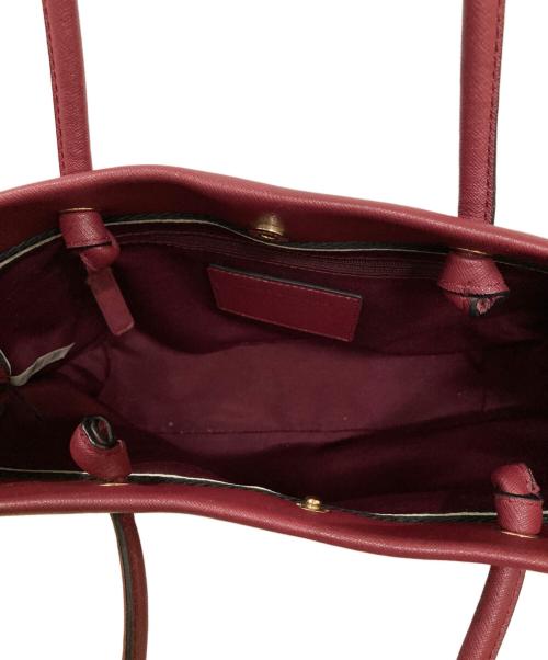 MARC JACOBS（マークジェイコブス）MARC JACOBS (マークジェイコブス) ロゴトートバッグ レッドの古着・服飾アイテム