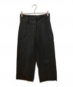 hussein chalayanフセインチャラヤン）の古着「ストライプハイウエストパンツ」｜ブラック