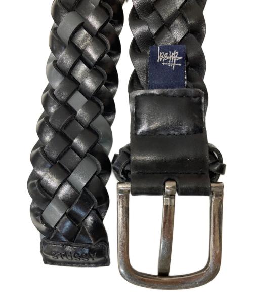 stussy（ステューシー）stussy (ステューシー) 90S メッシュベルト ブラックの古着・服飾アイテム