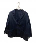 Graphpaperグラフペーパー）の古着「Westpoint Chino Oversized Jacket　テーラードジャケット」｜ネイビー